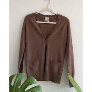 100% cashmere zara knit cardigan